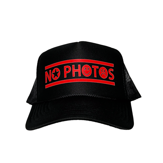 No Photos Trucker (Black)