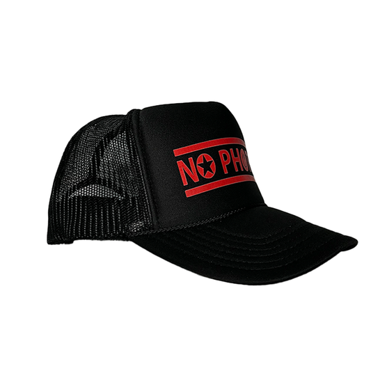 No Photos Trucker (Black)